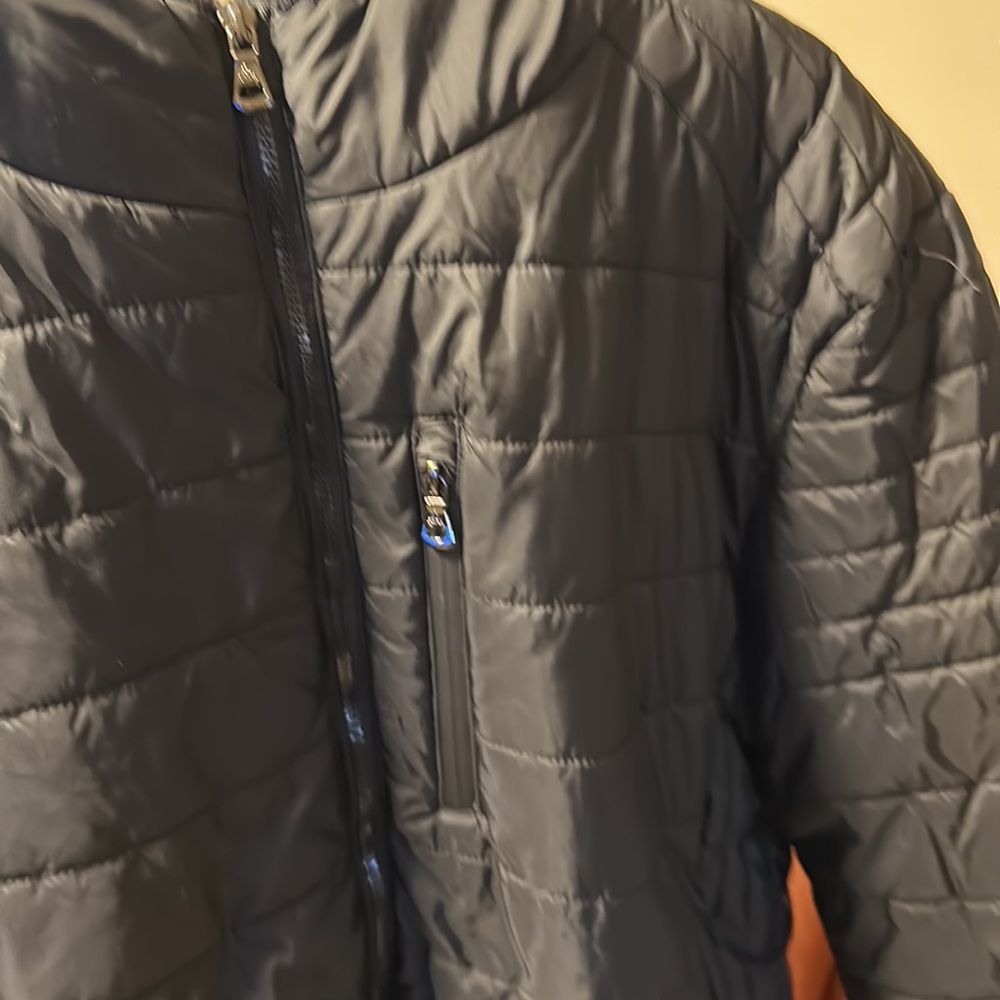SPIRE EMBRACE THE DETOURS MENS COZY PUFFER JACKET SIZE L COLOR BLACK - Picture 6 of 9